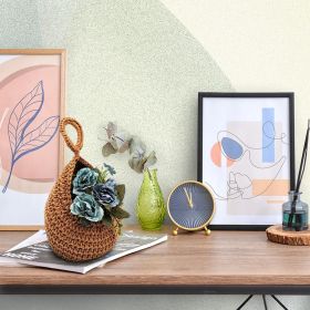 Xemussa 1pc kitchen tear drop basket, hand woven fruit basket Bohemian wall mounted storage food basket, suitable for fruits, vegetables, potatoe