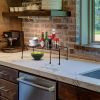 Expandable Kitchen Counter Metal Stackable Cabinet Shelf Bathroom Organizer Rack Holder