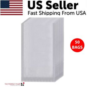 Vacuum Sealer Machine Food Preservation Storage Saver Automatic With Seal Bag (Package: 50Pcs Vacuum Bags)