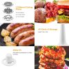 2800W Electric Meat Grinder Set Food Sausage Stuffer Mincer 1 Cutting Blade 4 Plates